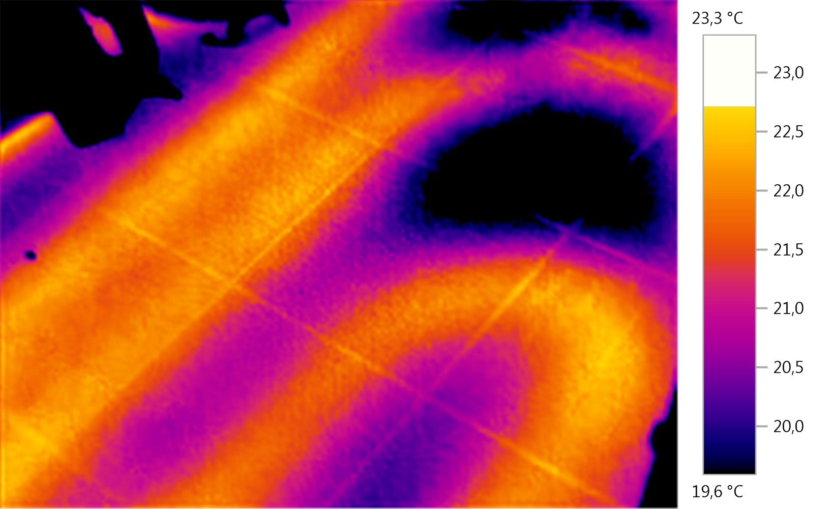 caméra thermique plancher