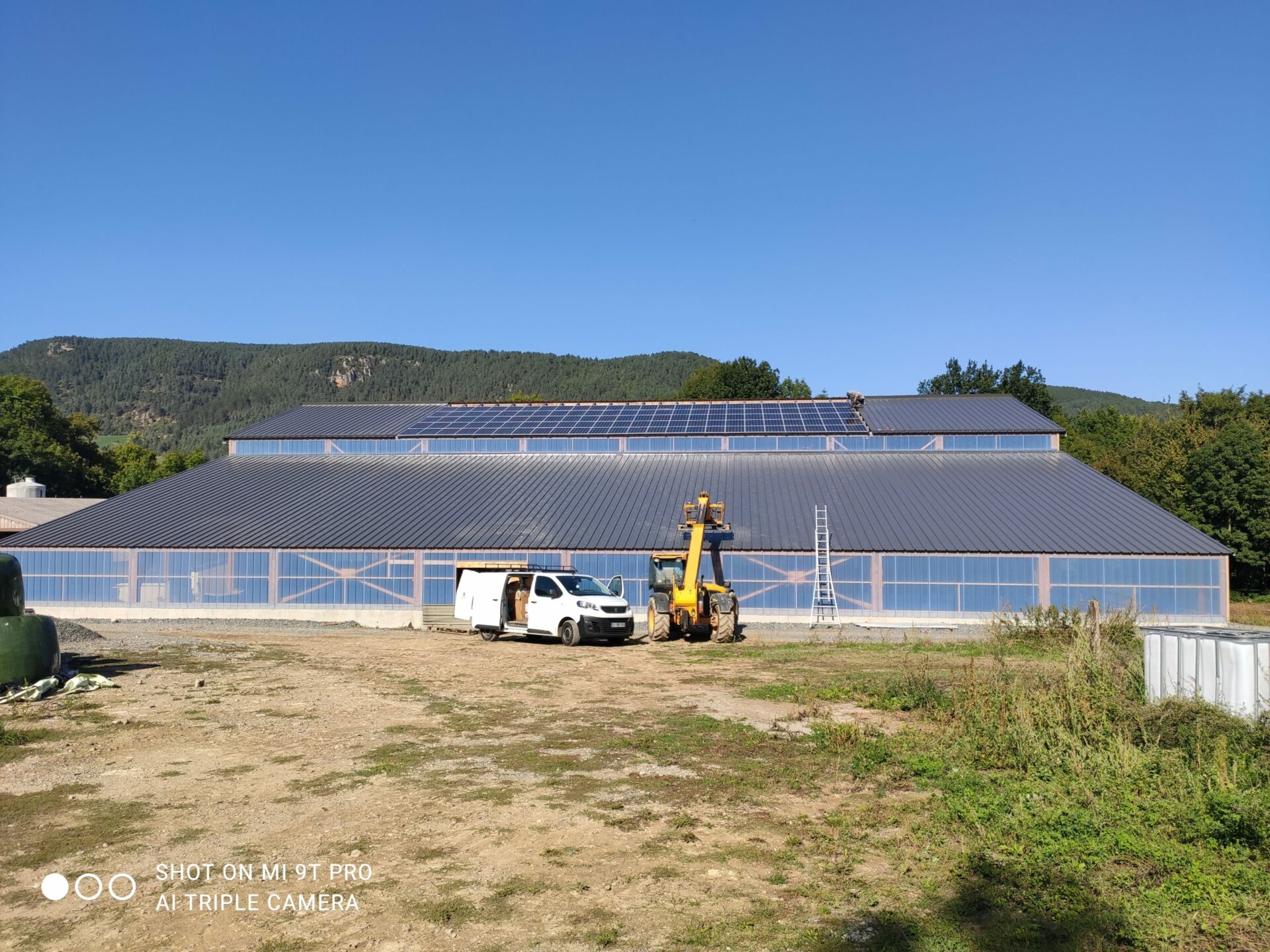 OHE - 36kWc séchage en grange photovoltaique