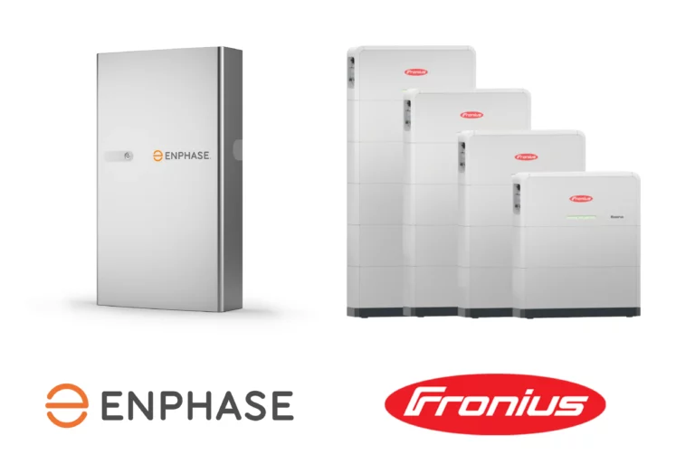 Batteries solaires de stockage Enphase et Fronius