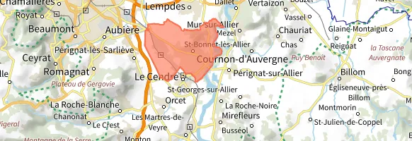 Cournon et les panneaux solaires, zone d'installation